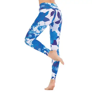 Planta De Imprimare Fără Sudură Jambiere Sport Fitness Yoga Pantaloni Femei Elasticitatea Coolpass Hip Ridicare Sală De Funcționare Jambiere Pantaloni