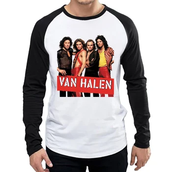 Van Halen Tricou Maneca Lunga Barbati de Moda Band Full tricouri Topuri Tricouri tricou Unisex Primavara-Vara Haine Dropshipping