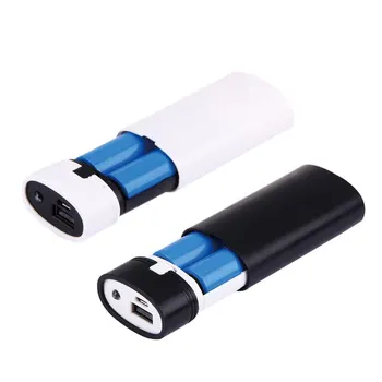 2X 18650 USB Power Bank Baterie Caz Negru DIY Cutie pentru telefon Powerbank Pentru iPhone Portabil de Încărcare Acumulator Extern