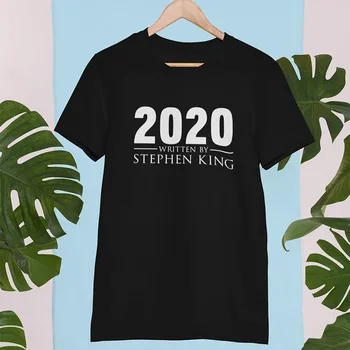 New Sosire 2020 Scris de Stephen King Tricou din Bumbac cu Maneci Scurte Tee de sex Masculin Topuri Tricou Tricouri de Vară Homme