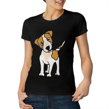Tricou Amuzant Cool Tricouri Topuri de Imprimare de Moda 2018 Rece Catelus Amuzant Jack Russell Terrier de Calitate de Top de Bumbac