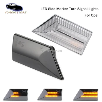 2 buc LED de apă care curge de poziție laterale de semnalizare lămpi de semnalizare pentru Opel Vectra C 2002~2008 Signum 2003~2008 accesorii auto lampă