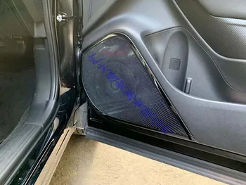 Pentru Subaru Forester SK 2018 2019 din Oțel Inoxidabil, Difuzor Capacul Tapiterie Interior Ușă Laterală Stereo Bezel Guler Inel de plastic.