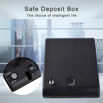 2020 Amprenta Seifuri arme Cutie de Amprentă digitală în condiții de Siguranță Cutie Senzor de Securitate Keybox OS100A Seif pentru obiecte de Valoare, Bijuterii de Numerar din Oțel