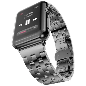Din Oțel inoxidabil Brățară de link-ul pentru Apple Watch Band Seria 5 4 3/2 1 Calitate Watchband 40mm 44mm pentru iwatch 38mm 42mm curea wirst