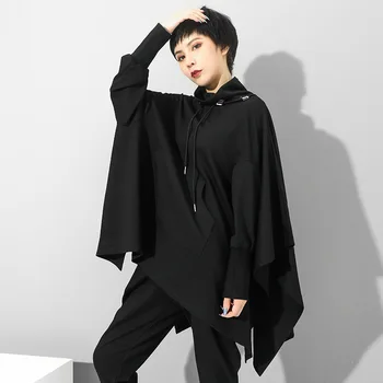 Max LuLu Noi 2020 Coreean Designer De Moda Doamnelor Supradimensionate Liber Jachete Femei Casual De Toamna Hoodies Femei Haine Negre