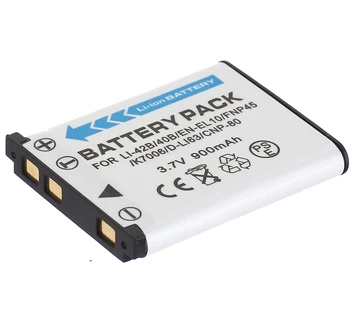 Baterie (2-Pack) + Incarcator Pentru Fujifilm FinePix XP20, XP30, XP50, XP60, XP70, XP80, XP90, XP120, XP130, XP140 aparat de Fotografiat Digital