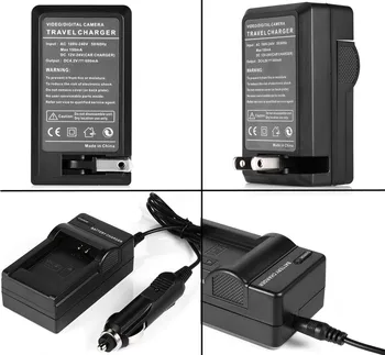 Baterie (2-Pack) + Incarcator Pentru Fujifilm FinePix XP20, XP30, XP50, XP60, XP70, XP80, XP90, XP120, XP130, XP140 aparat de Fotografiat Digital