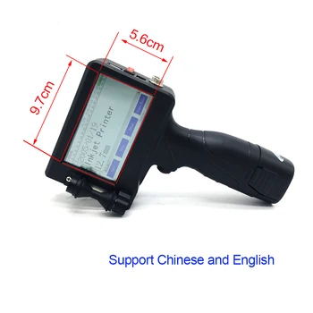 1/2 inch touch portabile inkjet printer Laser coder de Imprimare a etichetei de masina cu USB import QR /coduri de Bare/ Data/ logo-ul 12,7 mm printer