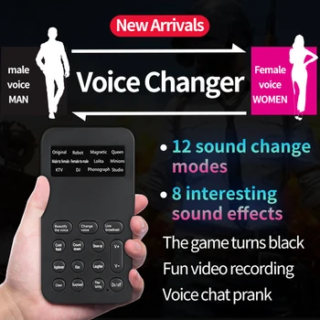 Voice Changer Pentru Telefonul Mobil, Computerul Tableta Ipad Mașină De Joc De Calculator, Tablete, Laptop-Uri Mini Telefon Voice Changer