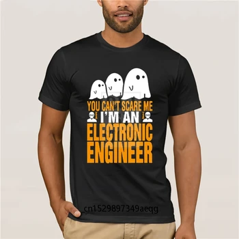 Om de sport e T shirt Cant Mă Sperii eu Sunt Inginer Electronist Adult Tricou Halloween T Camasa barbati Baieti mai Recente Haine