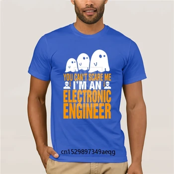 Om de sport e T shirt Cant Mă Sperii eu Sunt Inginer Electronist Adult Tricou Halloween T Camasa barbati Baieti mai Recente Haine