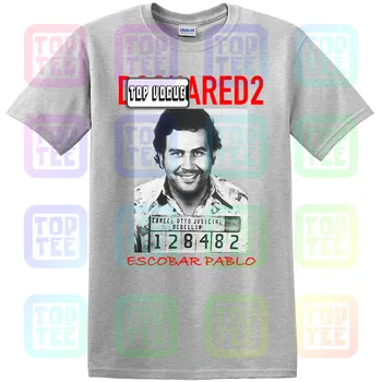 NOI DSQ Barbati Negru T-Shirt - Pablo Escobar - Perfect pentru Vara! Bluze barbati Femei Unisex Marime: S-3XL