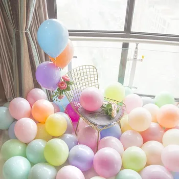 100 Piese de Culori Amestecate Baloane Latex 10 Inch Acasă Decorare Dus Copilul Ziua de nastere Aniversare de Nunta Decor Petrecere