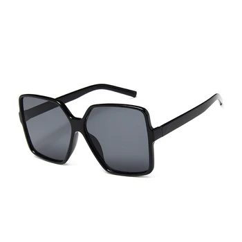 HBK Pătrat ochelari de Soare Supradimensionați Mare Cadru Vintage Ochelari 2019 Femei Nou de Lux de Brand Designer de Modă Populare Ochelari de Soare UV400