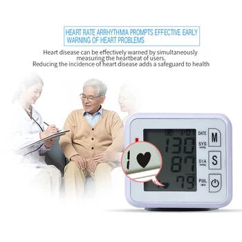 Medical Digital cu Monitor de Presiune sanguina Tensiometru Pulsoximetru Deget corpului termometru, tensiometru bratara