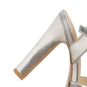 Bling Sandale De Aur, Argint Super Toc Înalt, Sandale Femei, Sandale Cu Platforma Doamnelor Pantofi De Vara Pentru Femeie Negru