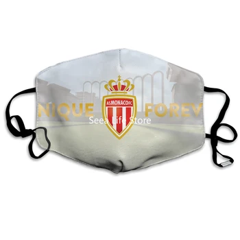 Noi francez Monaco Club de Fotbal de Imprimare Masti Anti Praf de Igienă Gura Masca Refolosibile Lavabile Copii Femei Bărbați Protecție masque