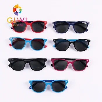 Nouă Copii ochelari de Soare Baieti Polarizat ochelari de soare Fete de Moda pentru Copii Ochelari de Soare pentru Sugari Rama de Silicon UV 400 de Ochelari Copil Nuante