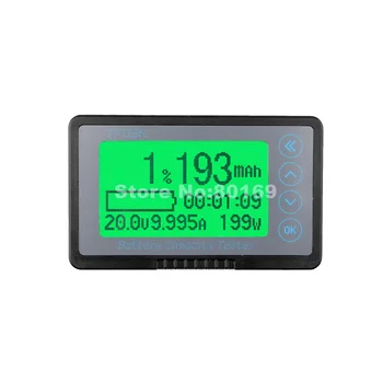 TF03K 12-72V 100A Coulometer Coulomb Contra Profesională a Vehiculului Capacitate Baterie Tester Tensiune Curent DC Display