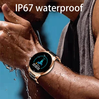 LIGE Lux Ceramica Curea de Ceas Inteligent Bărbați Impermeabil Sport Tracker de Fitness Pentru Android ios Reloj inteligente smart watch pentru Femei