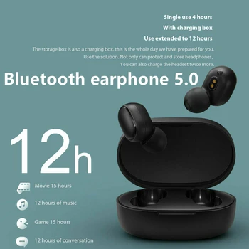 A6S TWS Bluetooth 5.0 Cască Portabil Wireless In-Ear Sport Căști Stereo gamer Cu Microfon Pentru Redmi iPhone Huawei Samsung