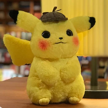Anime Pokemon Detectiv Drăguț 2020 Pikachu Pluș Umplute DIY Jucării Partid Pokmon Pikachu Păpuși Ziua de nastere Cadouri de Craciun Jucarii