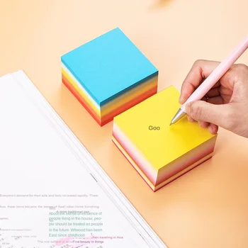 Capacitate mare de Post-It Nota 400buc Hârtie Colorată Simplu de Creatie Origami Chiar Hârtie Notă Post-It Culori Aleatorii