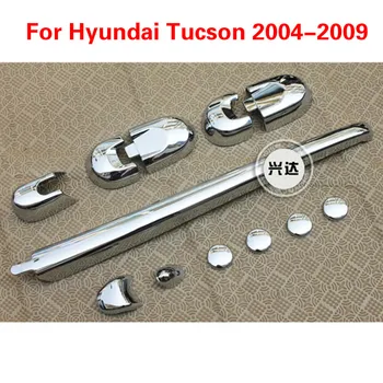 ABS Cromat Ștergătorului lunetei Capac Duza Tapiterie 12buc Pentru Hyundai Tucson2004-2006 2007-2009 -2011 2012 auto styling Auto-capace