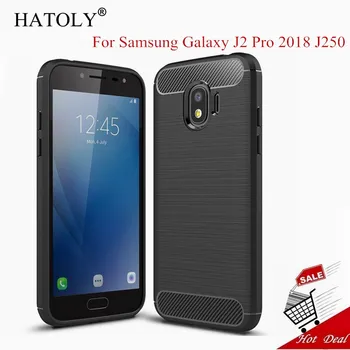 HATOLY Pentru Cazul Samsung Galaxy J2 Pro 2018 Capacul de Cauciuc & TPU Caz de Robust Pentru Samsung Galaxy J2 Pro 2018 Caz Pentru Samsung J250