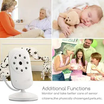 Noul 3.5 inch Baby Monitor cu Camera în Infraroșu Viziune de Noapte Video Wireless Noaptea Versiune Vorbi Înapoi Interfon Baby Camera de Securitate