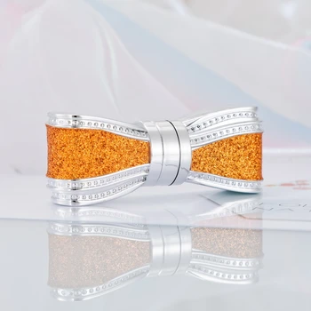 En-gros de 12.1 mm Diamant Bowknot Ruj Sticle de Înaltă Calitate Lipbalm Tuburi Cosmetice Reîncărcabile-Sticle Magnetic Shap Pachete