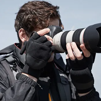 Iarna Noi Gros Cald Mănuși pentru Bărbați de Fotografie în aer liber Mănuși