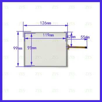 ZhiYuSun Ecran Tactil KDT-3384 126mm*99mm 5.7 inch de sticlă pentru aplicații industriale 126*99 KDT3384