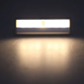 Lumina Senzor de Mișcare Lumina de Noapte LED Alimentat de la Baterie Lampă de Corpul Uman Inducție sertare de Cabinet Mic, Lumina de Noapte