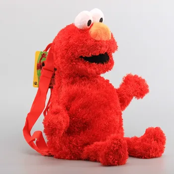 Oficial 45cm Sesame Street, Elmo Cookie Monster Pasăre Mare, Pufos Rucsac Jucărie de Pluș pentru Copii Cadouri