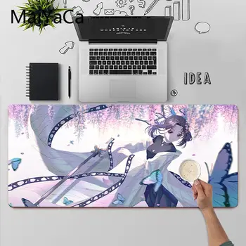 MaiYaCa Misto de Noi Demon Slayer Kimetsu Nu Yaiba Comfort Mouse pad Gaming Mousepad de Blocare Marginea de Cauciuc Mare 35x60cm Mouse Pad