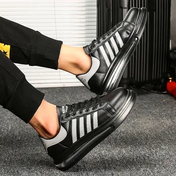 Cuplu ușor perna pantofi reflectorizante de funcționare adidasi jogging în aer liber pantofi mari vulcanizat pantofi Zapatos Hombre Sapatos