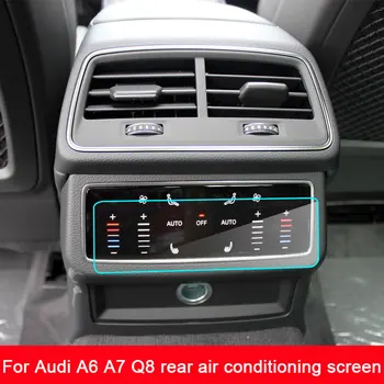 Ecran protector pentru 2019 Audi A6 A7 Q8-spate, aer condiționat ecran,9H duritate temperat pahar ecran protector de film