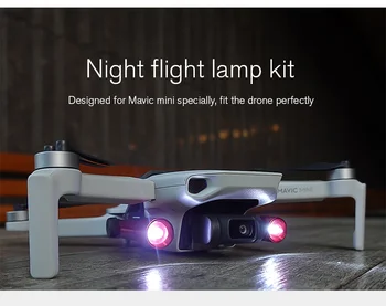 DJI Mavic mini 2 Lumini cu LED-uri drone portabil și ușor să demontați zbor de noapte de identificare searchlight