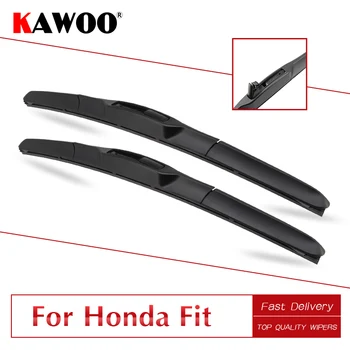 KAWOO Pentru Honda FIT Auto Cauciuc Windcreen Lamele Ștergătoarelor 2004 2005 2006 2007 2008 2009 2010 2011 2012 2013 2016 2017 2018