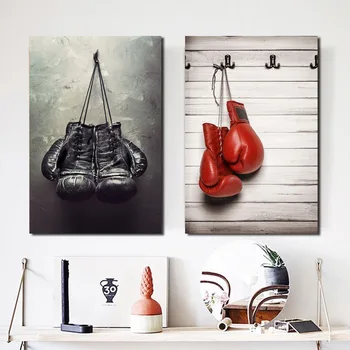 Mănuși de box Culturism Fitness de Perete de Arta Canvas Postere, Printuri Pictura pe Perete Imagini Pentru SPORT Living Home Decor de Arta