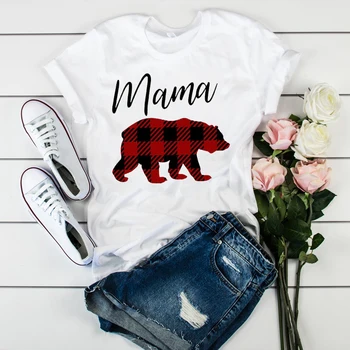 Femei Mama Mama Leopard Scrisoare de Imprimare Mama Îmbrăcăminte Tricouri Topuri Grafic Femei Femei Femei Lady T-Shirt Tumblr Tricou T-shirt