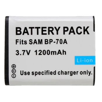 3Pcs BP70A BP-70A 1200mAh Camera Baterie pentru Samsung ST60 ST61 ST70 ST71 ES65 ES67 ES70 ES71 ES73 ES74 SL50 SL600 SL605 PM189