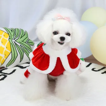 Câine De Crăciun Rochie De Iarnă De Companie Haine De Câine De Companie Xmas Cosplay Costum De Câine Chihuahua, Câine Haine Rochii De Companie Tinuta
