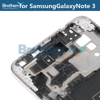 Cadru frontal pentru Samsung Galaxy Nota 3 de Mijloc, Rama Mijloc Rama N900 N9000 N9005 Baterie Carcasa Spate Capac Ecran Titularul de Sus