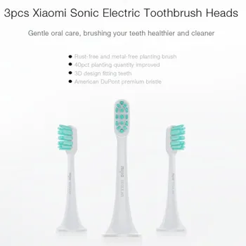 Xiaomi Mi Acasă Electrica Sonic Periuta de dinti General Perie de Cap Îngrijire Orală Instrument Perie de dinti Capete de Igiena Orala a Dintilor 3pcs/Set