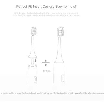 Xiaomi Mi Acasă Electrica Sonic Periuta de dinti General Perie de Cap Îngrijire Orală Instrument Perie de dinti Capete de Igiena Orala a Dintilor 3pcs/Set