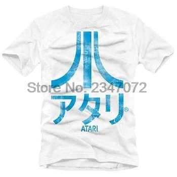 Atari - Japonez Logo-ul Dificultate Mens cu Maneci Scurte T-Shirt bumbac barbati tricou de vara top tees