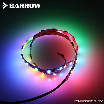 Barrow LRC2.0 5V plin de culoare de iluminat bandă Auto-adezivă moale de bandă de lumină 0,5 m Potrivit pentru navigație de bord inlocuirea corpurilor de iluminat